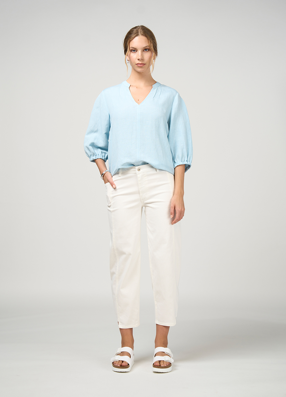Madly Sweetly Octave Top - Eggshell