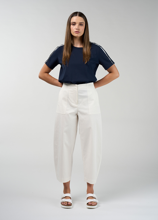Madly Sweetly Edge Pant - Silk White