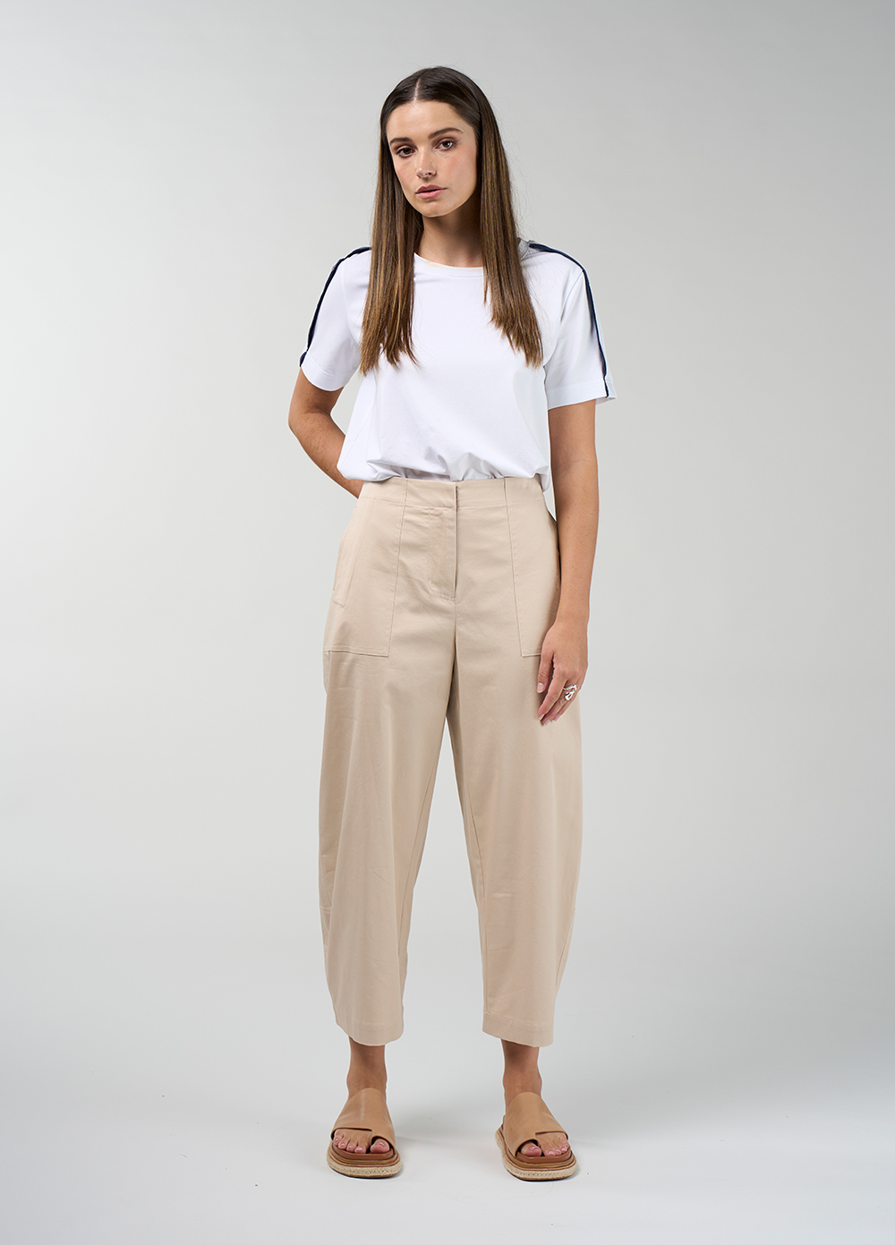 Madly Sweetly Edge Pant - Stone