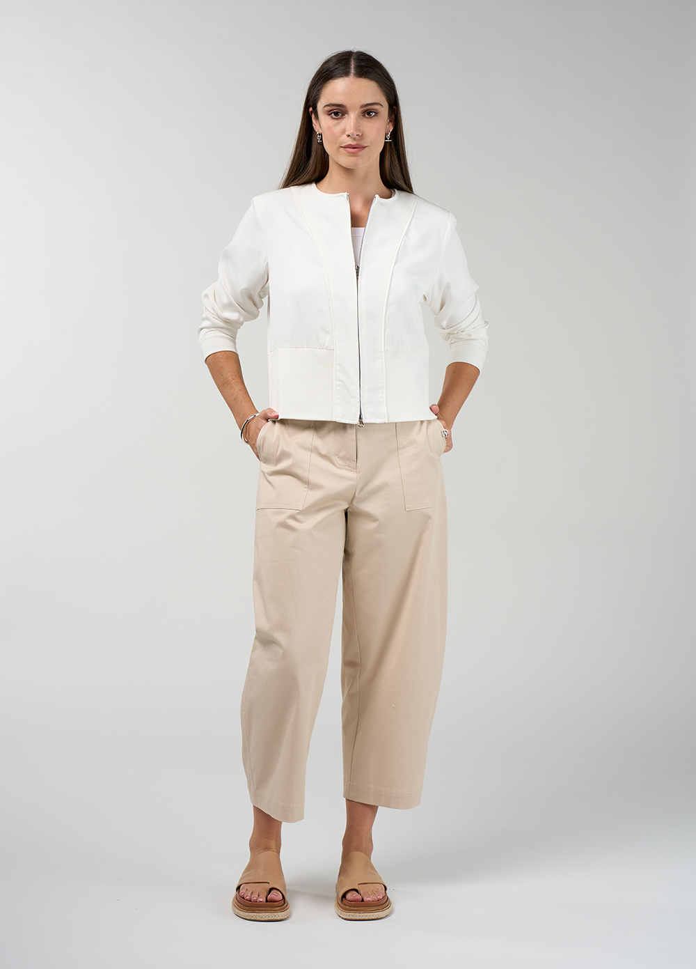 Madly Sweetly Formation Jacket - Silk White