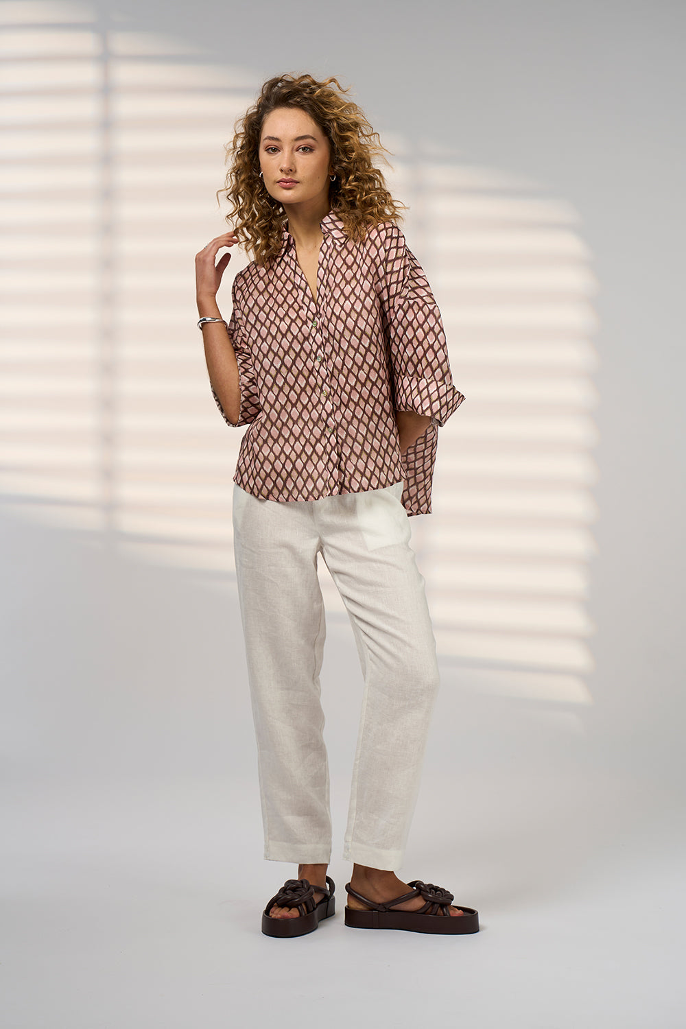 Madly Sweetly Double Up Shirt - Blush Multi