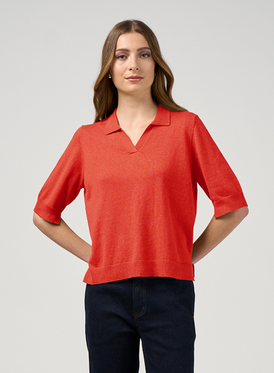 Madly Sweetly Analog Tee - Lava