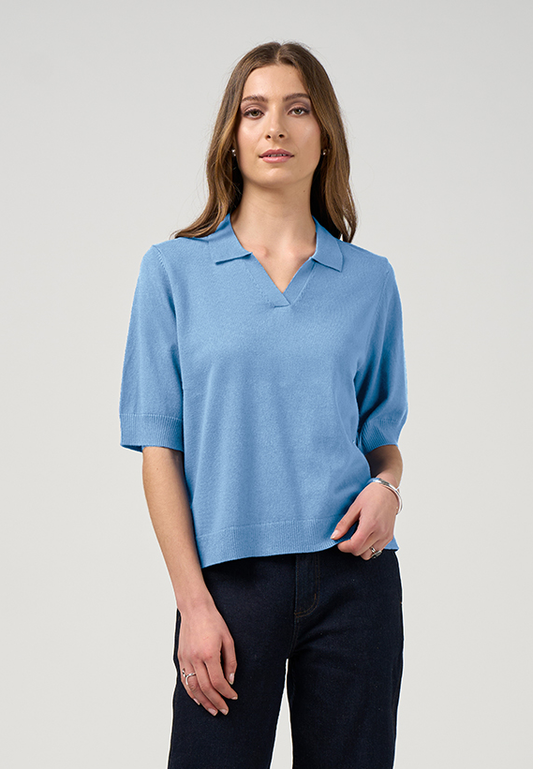 Madly Sweetly Analog Tee - Sky