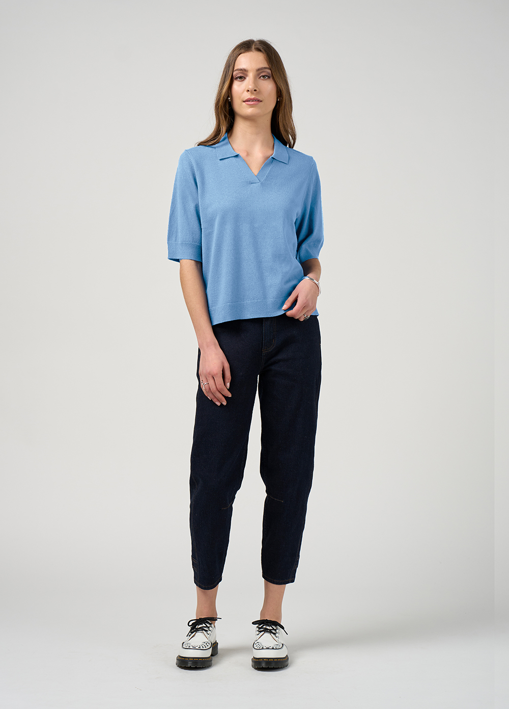 Madly Sweetly Analog Tee - Sky