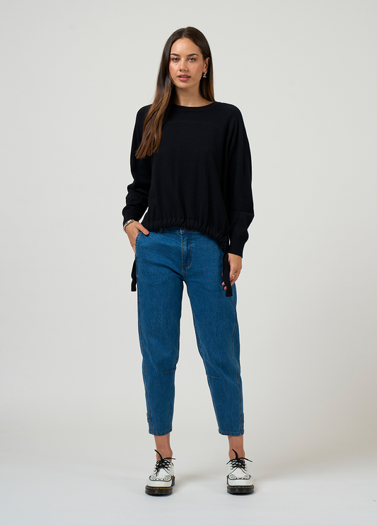 Madly Sweetly Current Sweater - Black