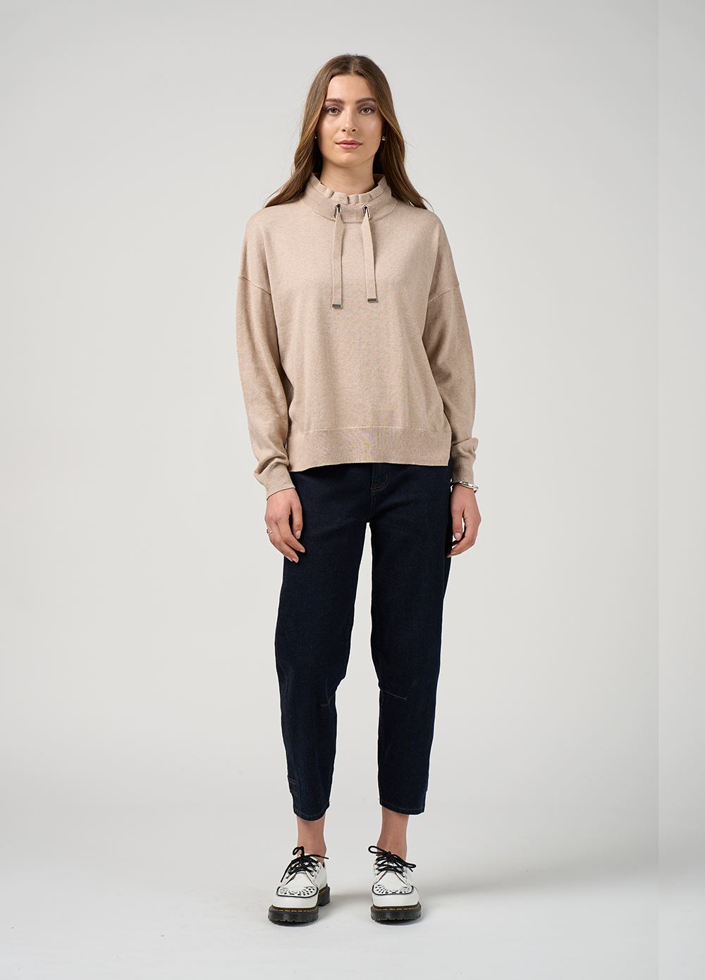 Madly Sweetly Circuit Sweater - Biscuit