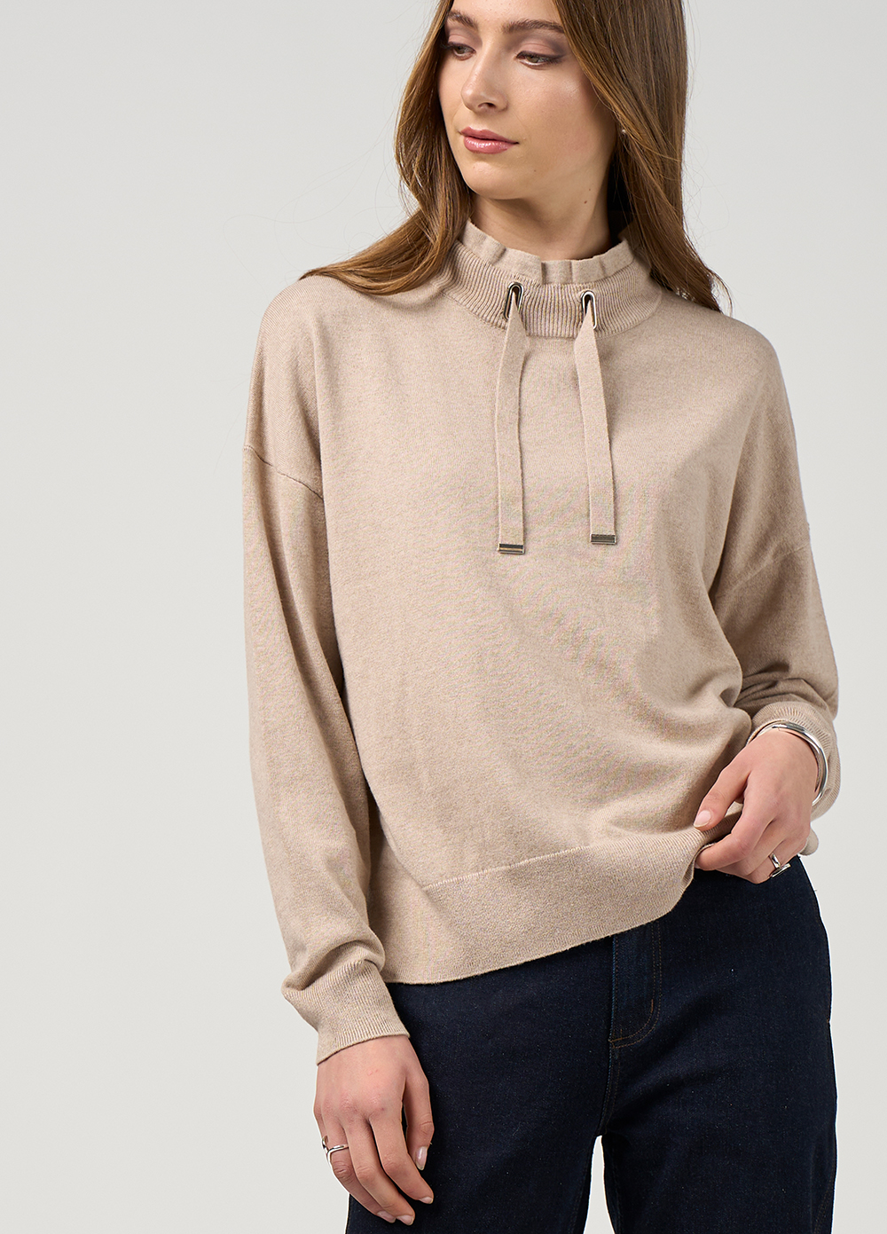 Madly Sweetly Circuit Sweater - Biscuit