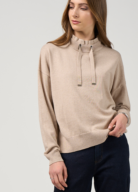 Madly Sweetly Circuit Sweater - Biscuit