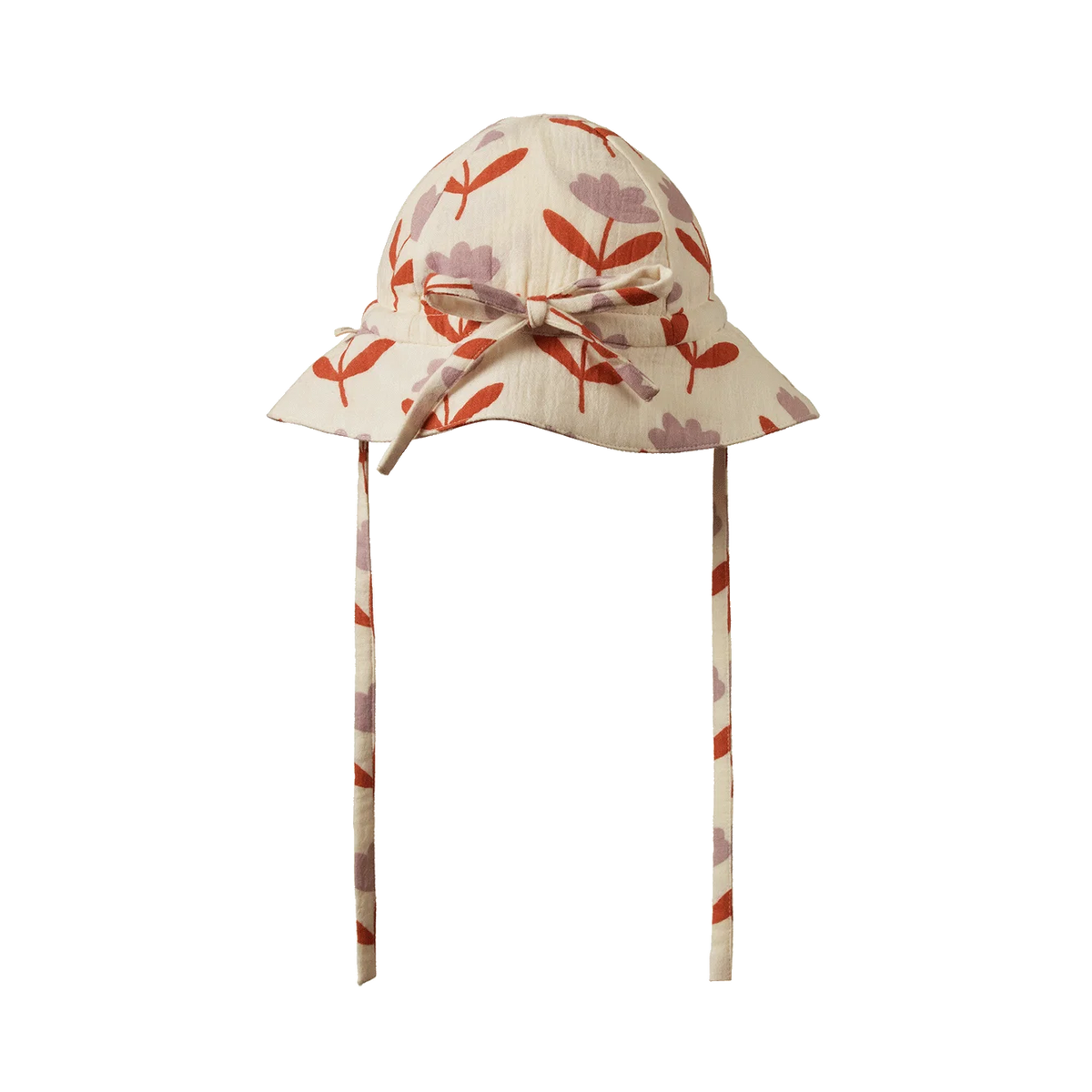 Nature Baby Muslin Sunhat - Fleurette Print