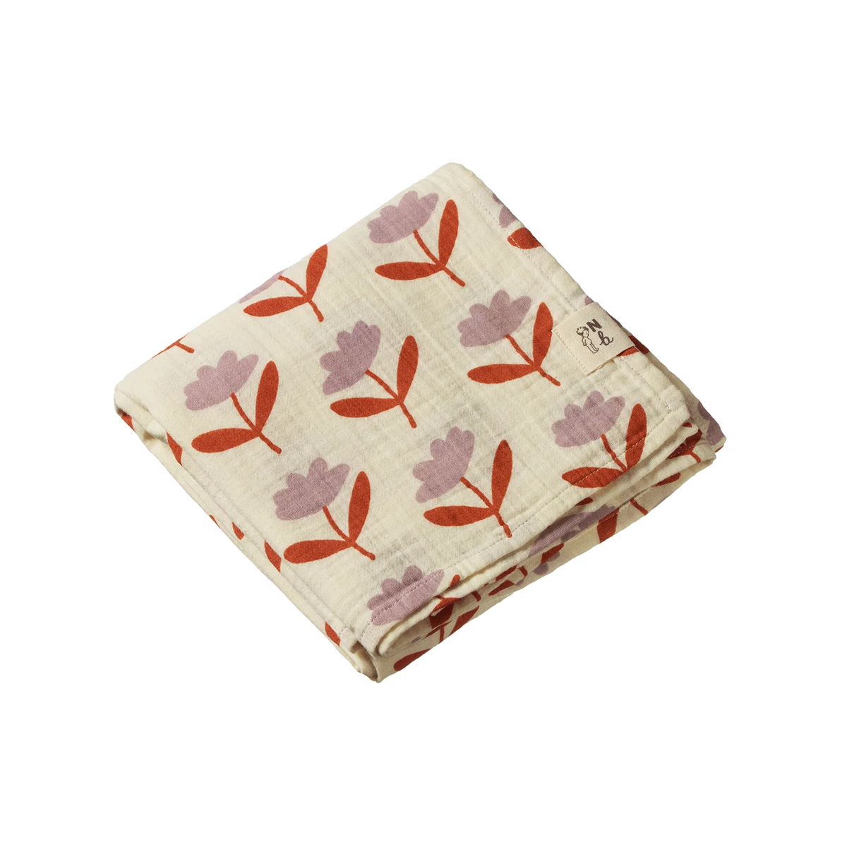 Nature Baby Muslin Wrap - Fleurette Print
