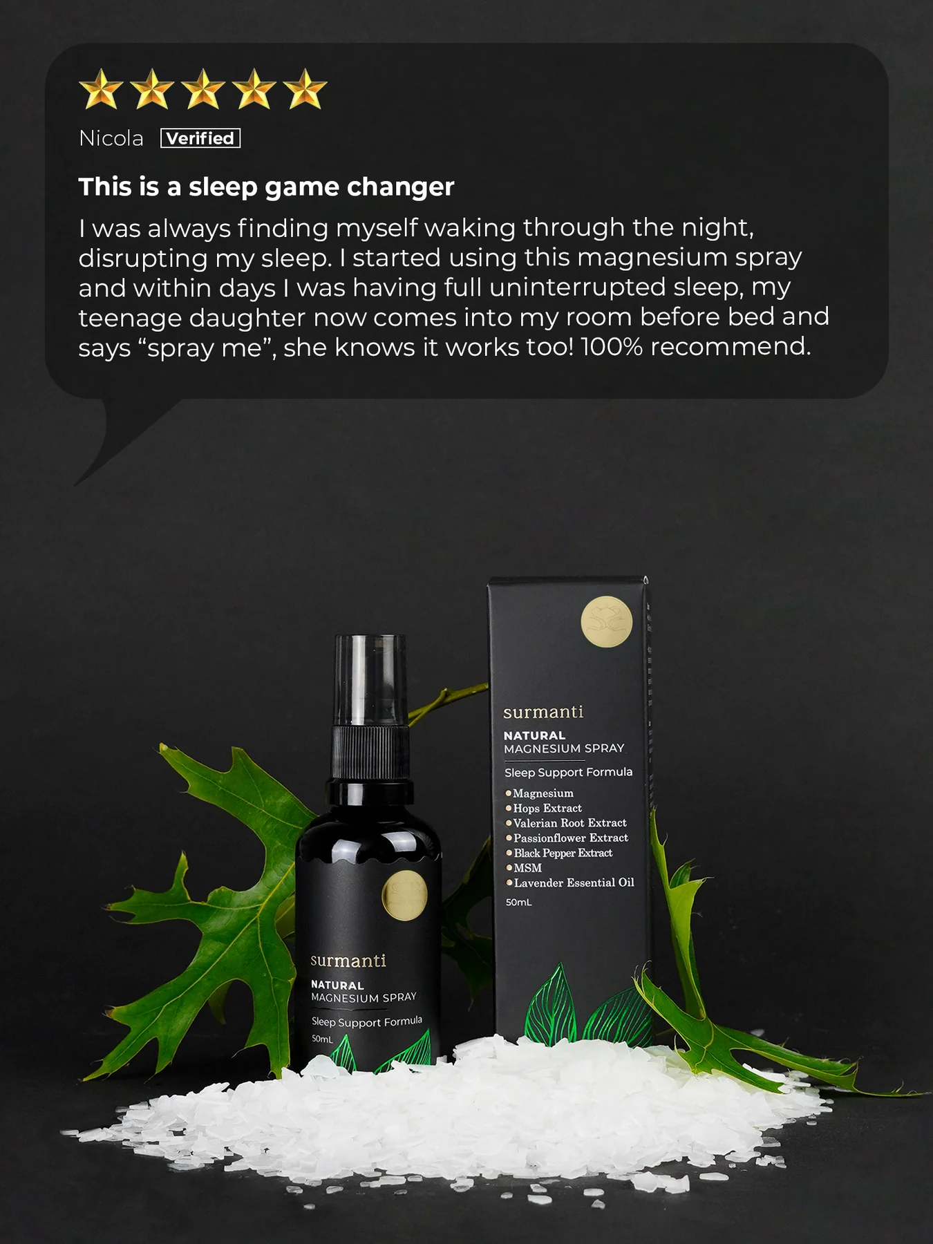 Surmanti Magnesium Sleep Support Spray 50ml