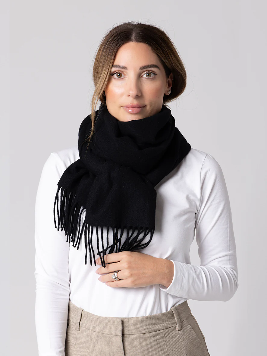 Dark Hampton Lou Heller x DH Marguerite Wool Scarf