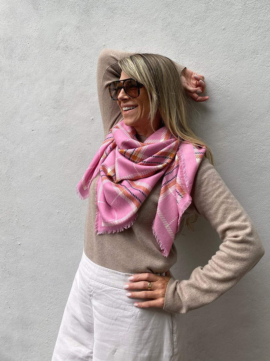 Dark Hampton The McRae Wool Silk Scarf