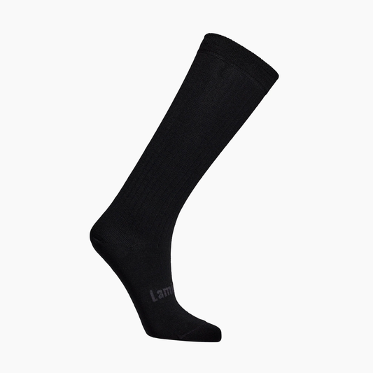 Lamington Merino Wool Knee High Socks - Black