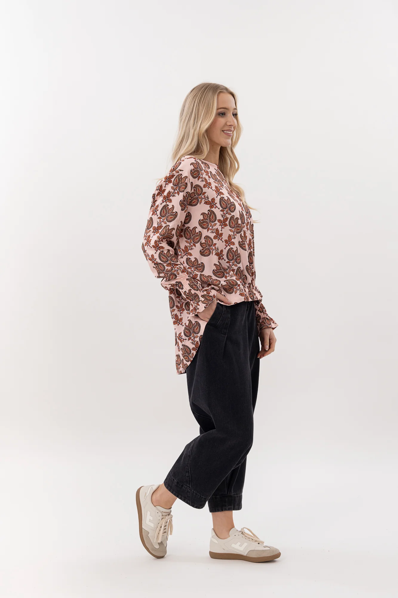 Mi Moso Neve Top - Blush Baroque