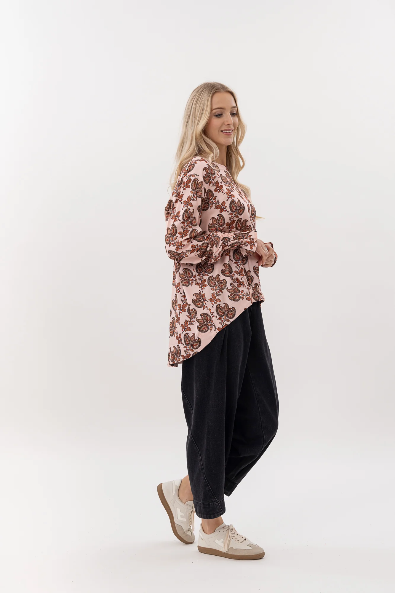 Mi Moso Neve Top - Blush Baroque