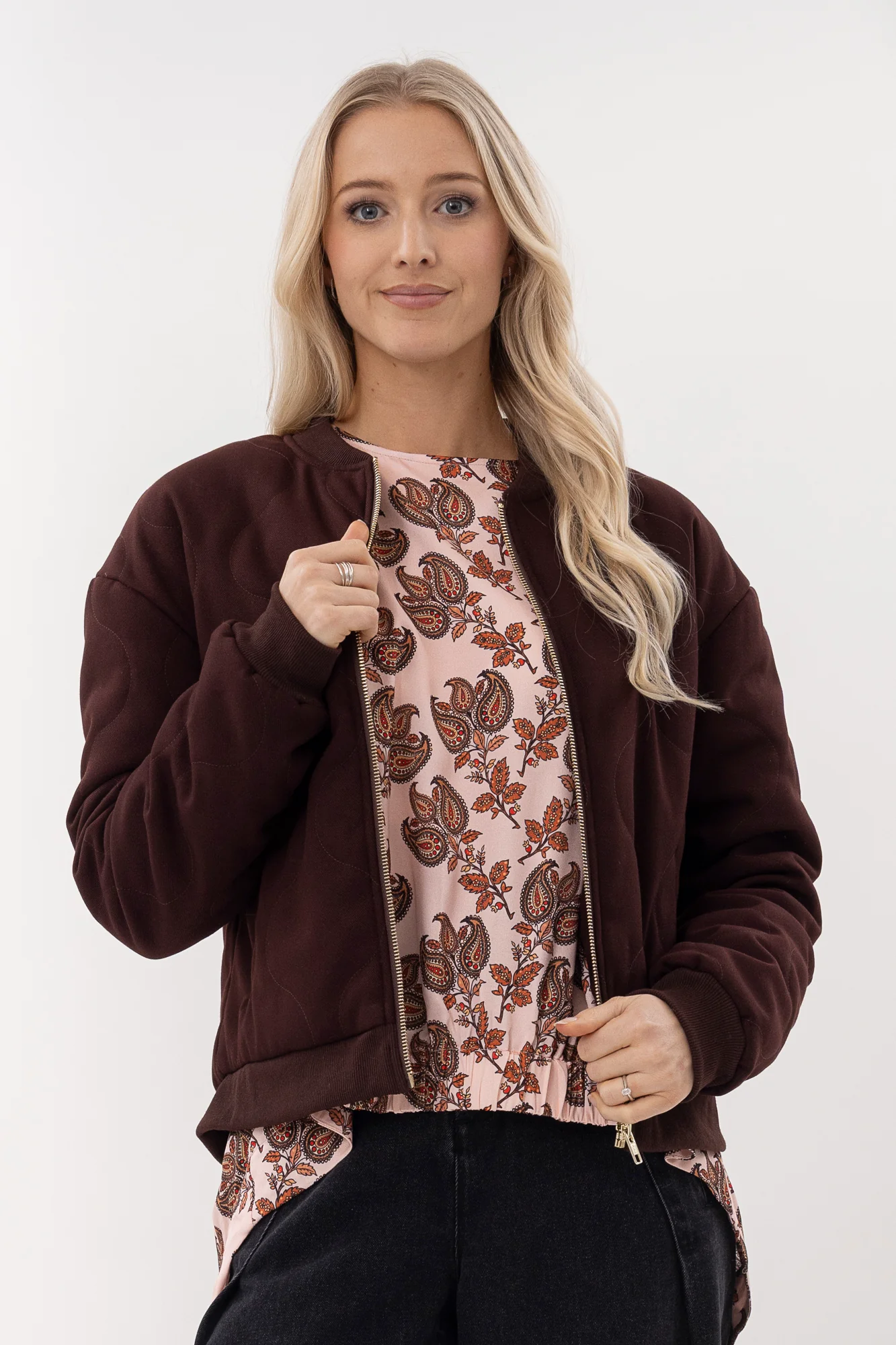 Mi Moso Neve Top - Blush Baroque