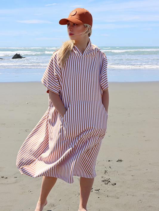 Dark Hampton The Montauk Tan Hooded Towel