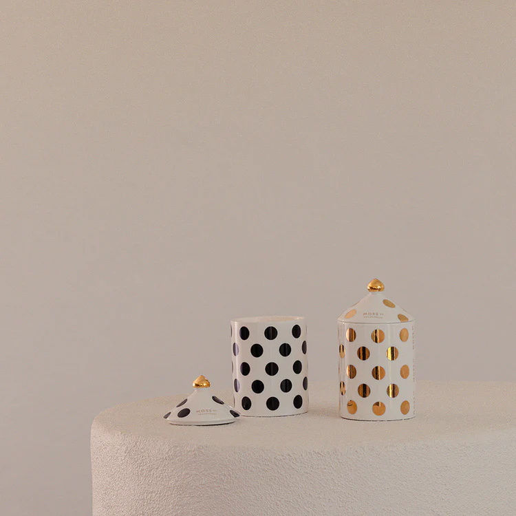 Moss St. Ceramic Candle 360g - Golden Bouquet