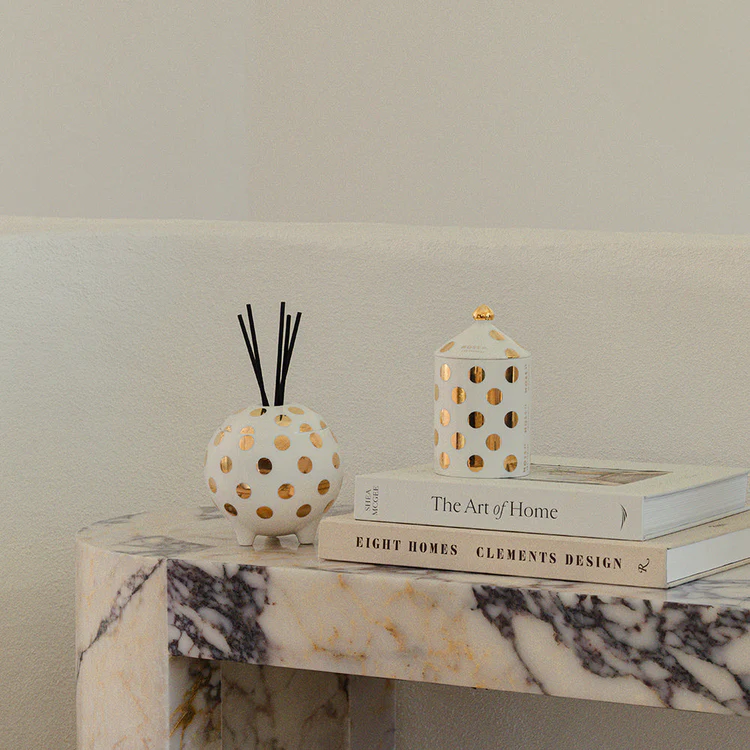 Moss St. Ceramic Candle 360g - Golden Bouquet