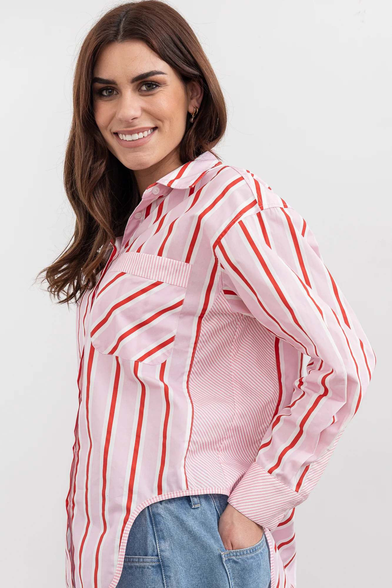 Mi Moso Maxwell Shirt - Candy Stripe
