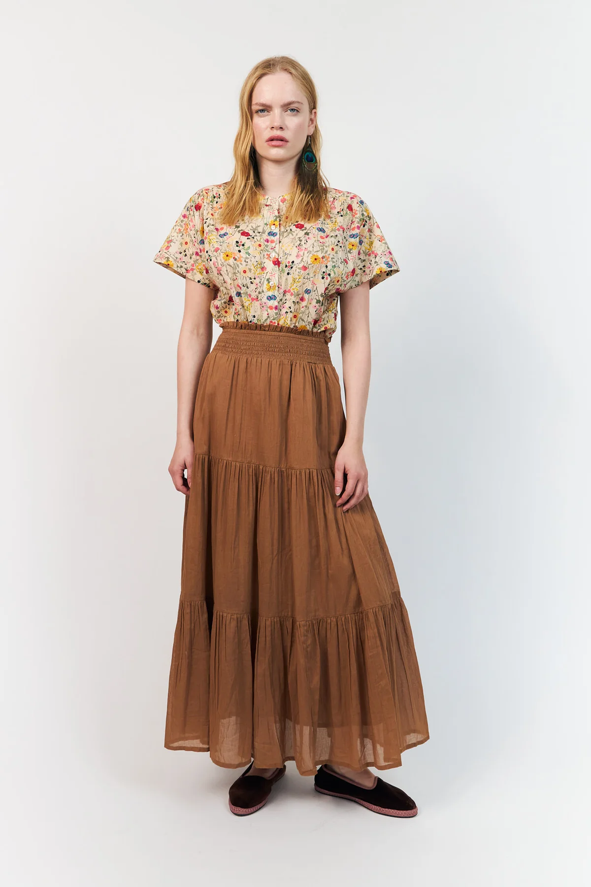 Lollys Laundry Mya Shirt SS - Flower Print