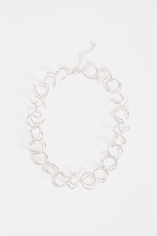 Elk Orden Choker Necklace - Silver