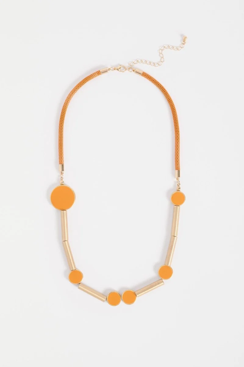 Elk Malj Necklace - Orange