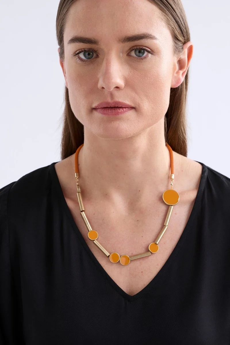 Elk Malj Necklace - Orange