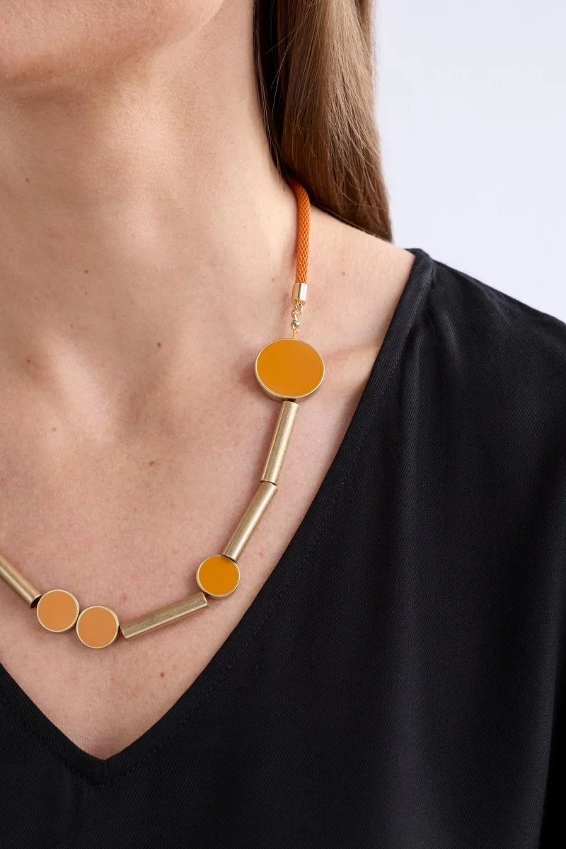 Elk Malj Necklace - Orange