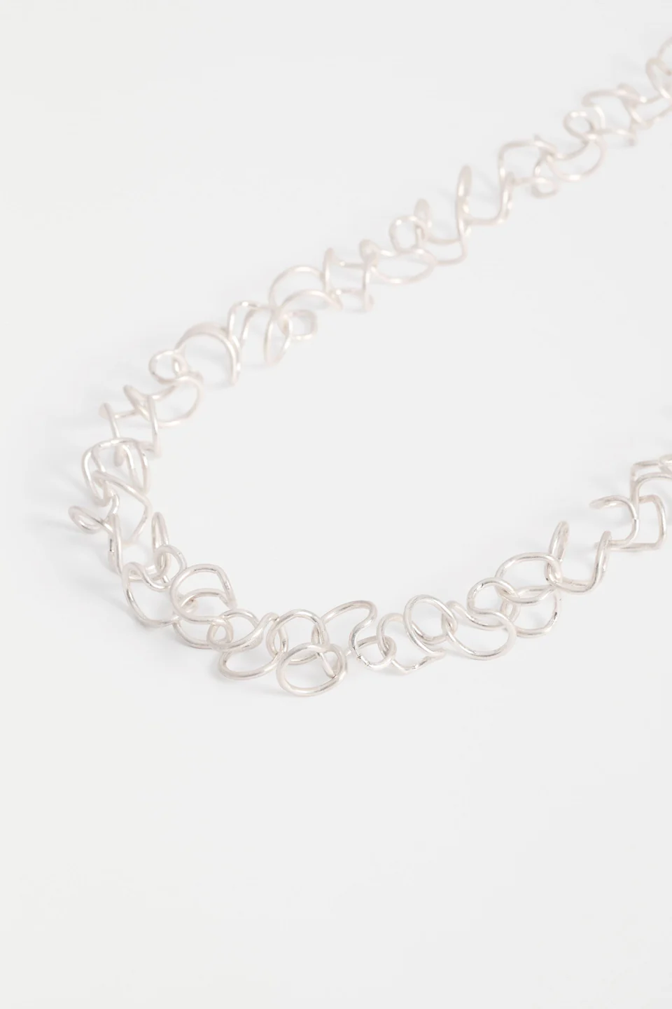 Elk Orden Long Necklace - Silver