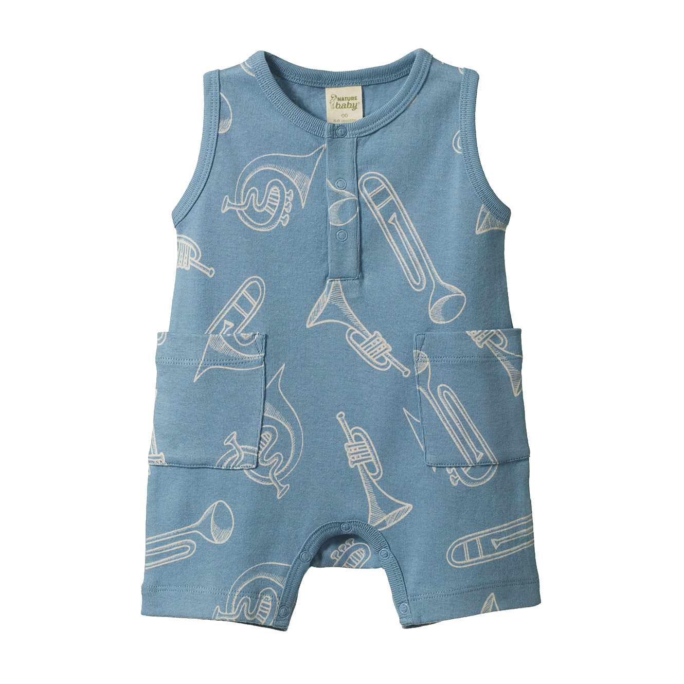 Nature Baby Camper Suit - Jazz Print