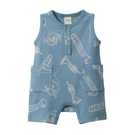 Nature Baby Camper Suit - Jazz Print