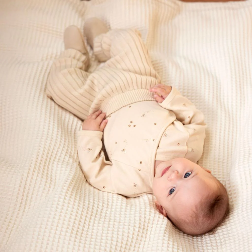 Nature Baby Lou Pants Cotton Knit - Almond