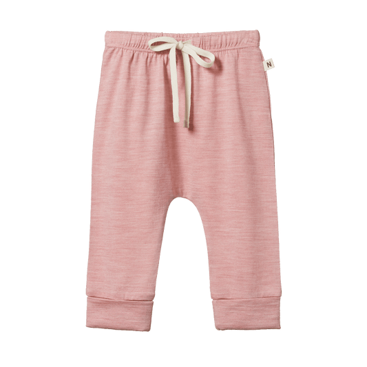 Nature Baby Drawstring Pants - Mauve