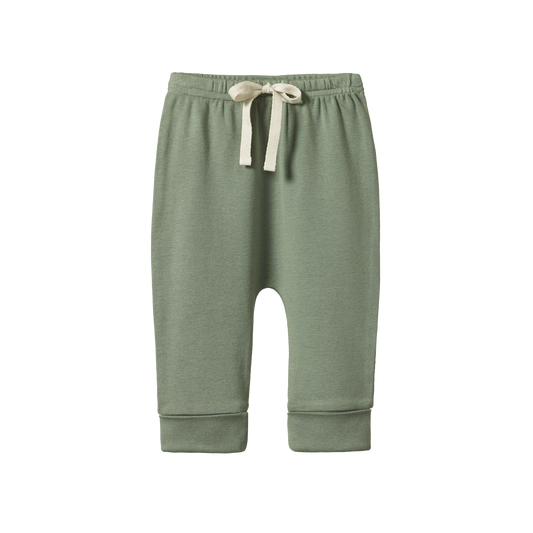 Nature Baby Drawstring Pants - Nettle