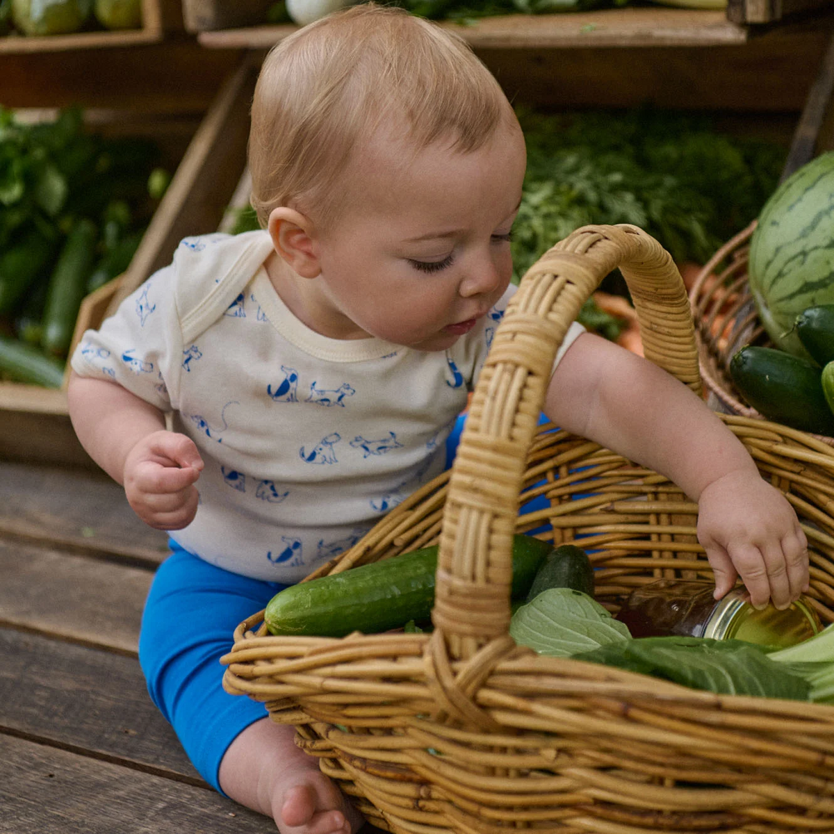 Nature Baby Sunday Pants - Mariner