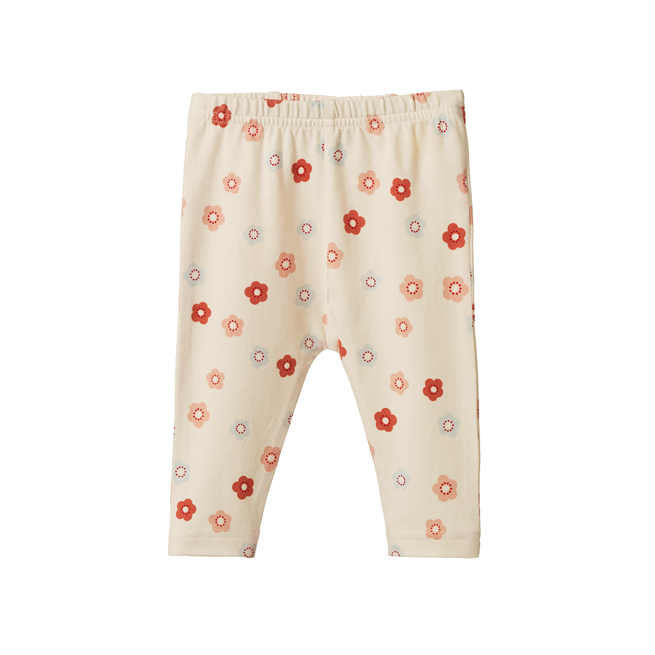 Nature Baby Leggings - Petite Flora Stamp Print