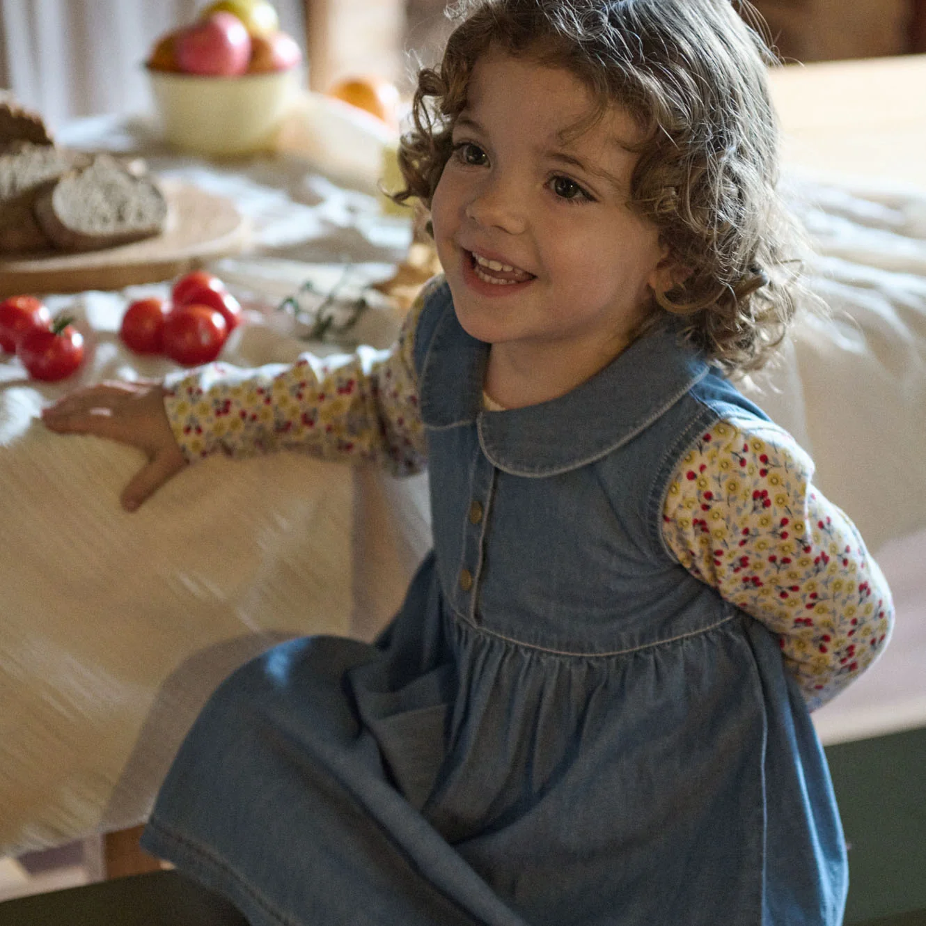 Nature Baby Birdy Dress - Sky