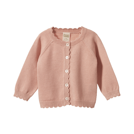 Nature Baby Liliette Cardigan - Rose Dust