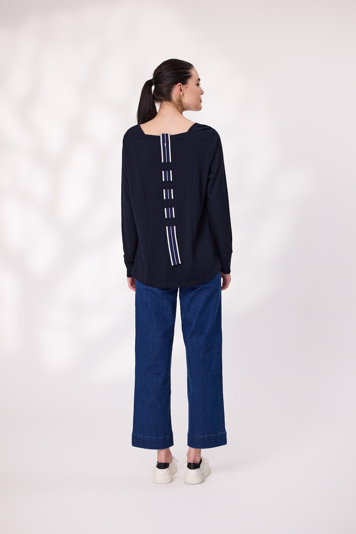 Design Nation Mosaic Jumper - Navy
