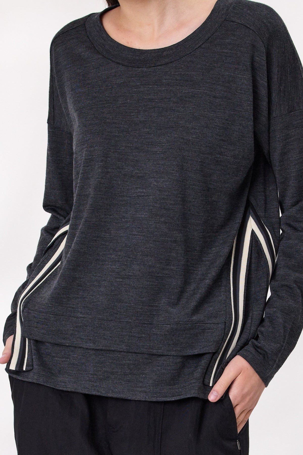 Design Nation Manor Jumper - Charcoal