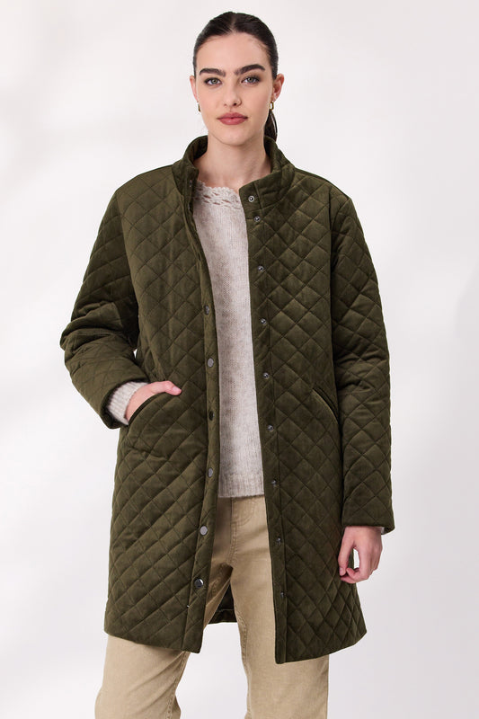 Design Nation Entrance Coat - Khaki