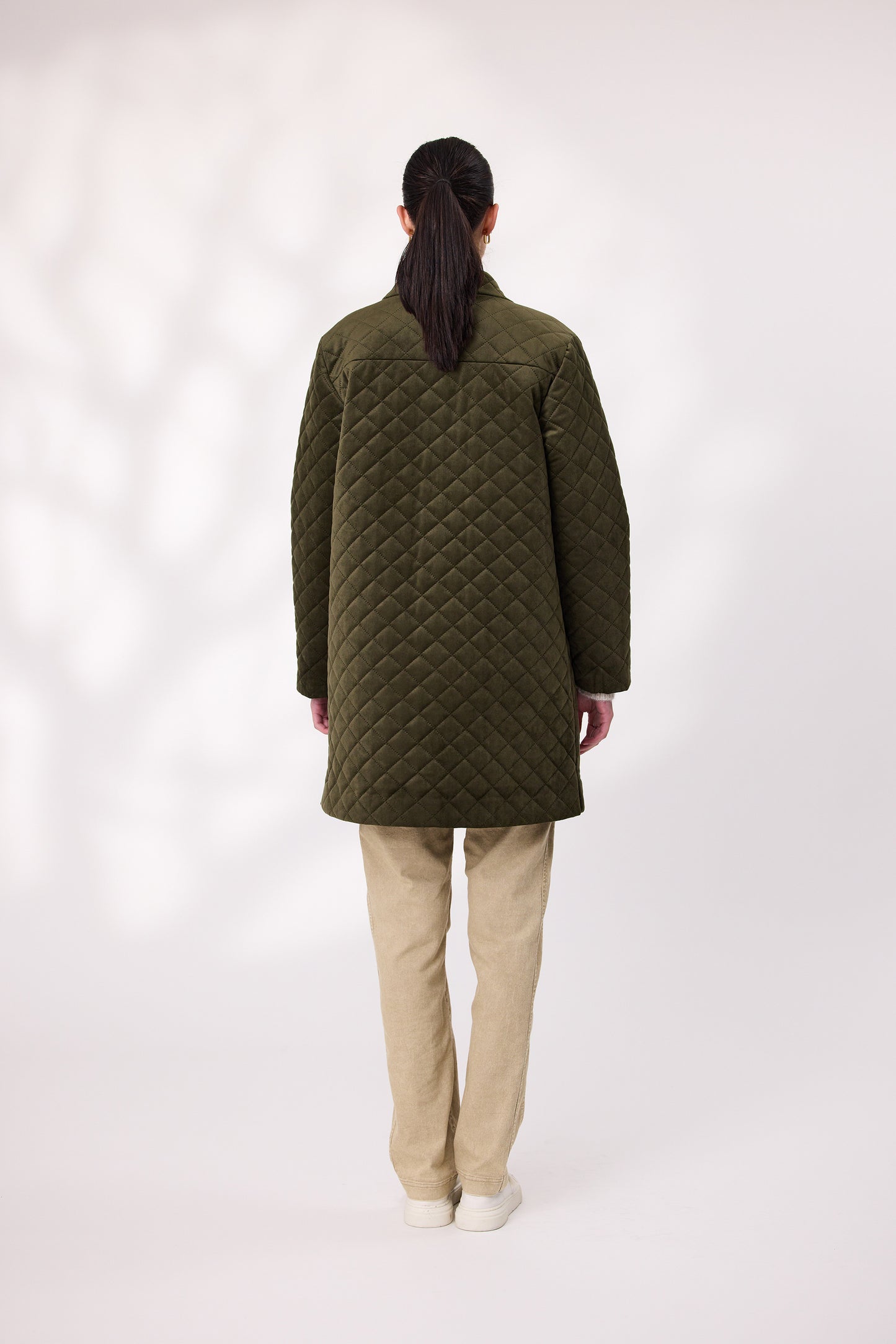 Design Nation Entrance Coat - Khaki