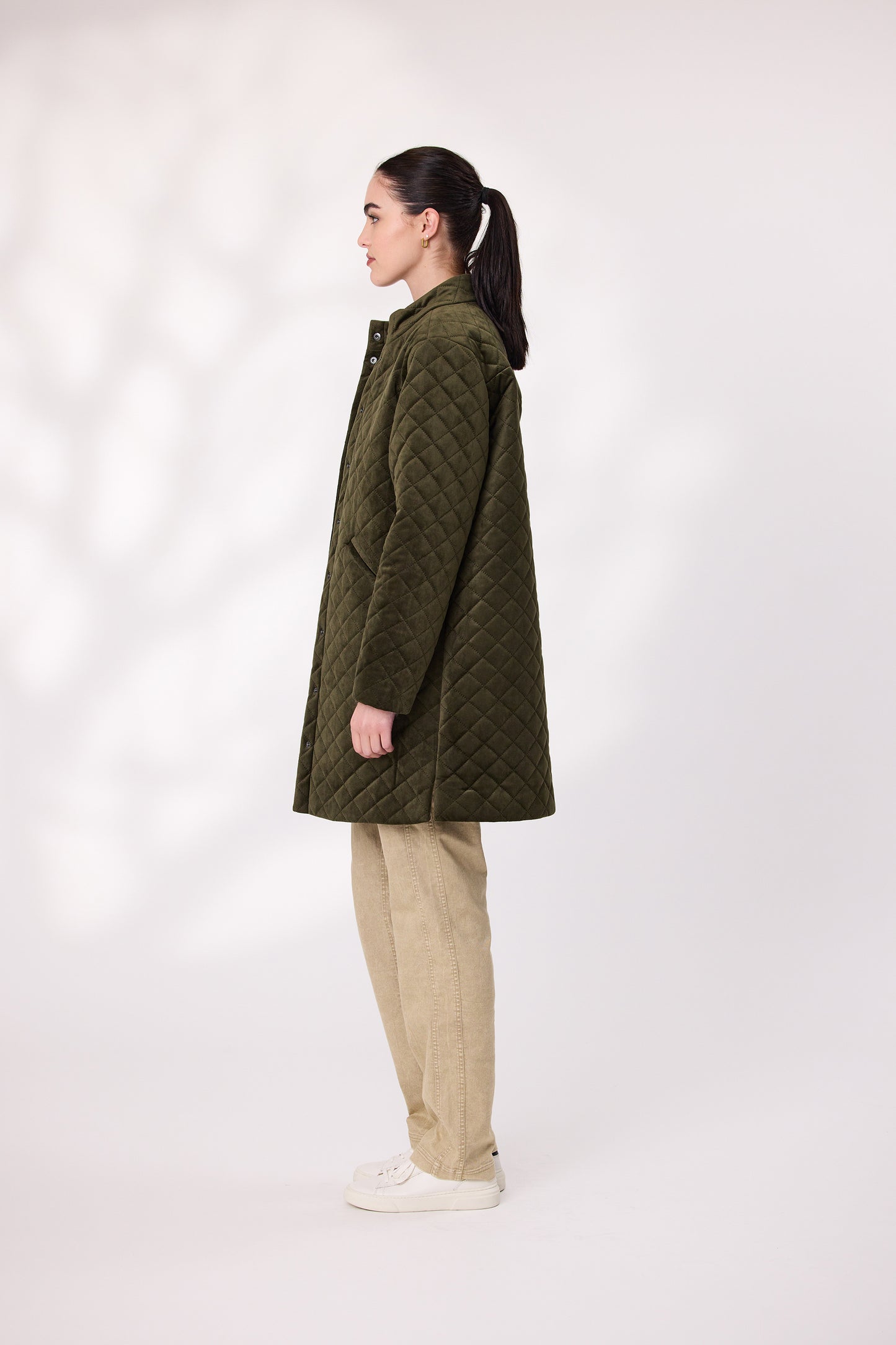 Design Nation Entrance Coat - Khaki