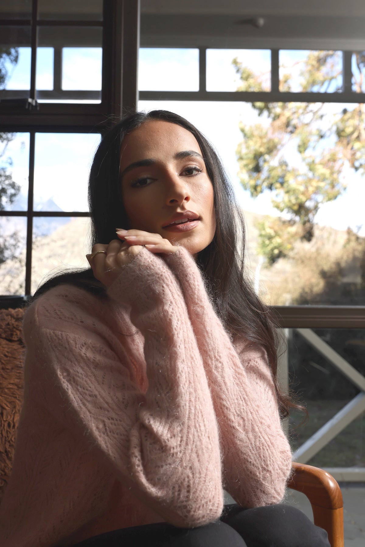 Design Nation Monroe Jumper - Blush Pink
