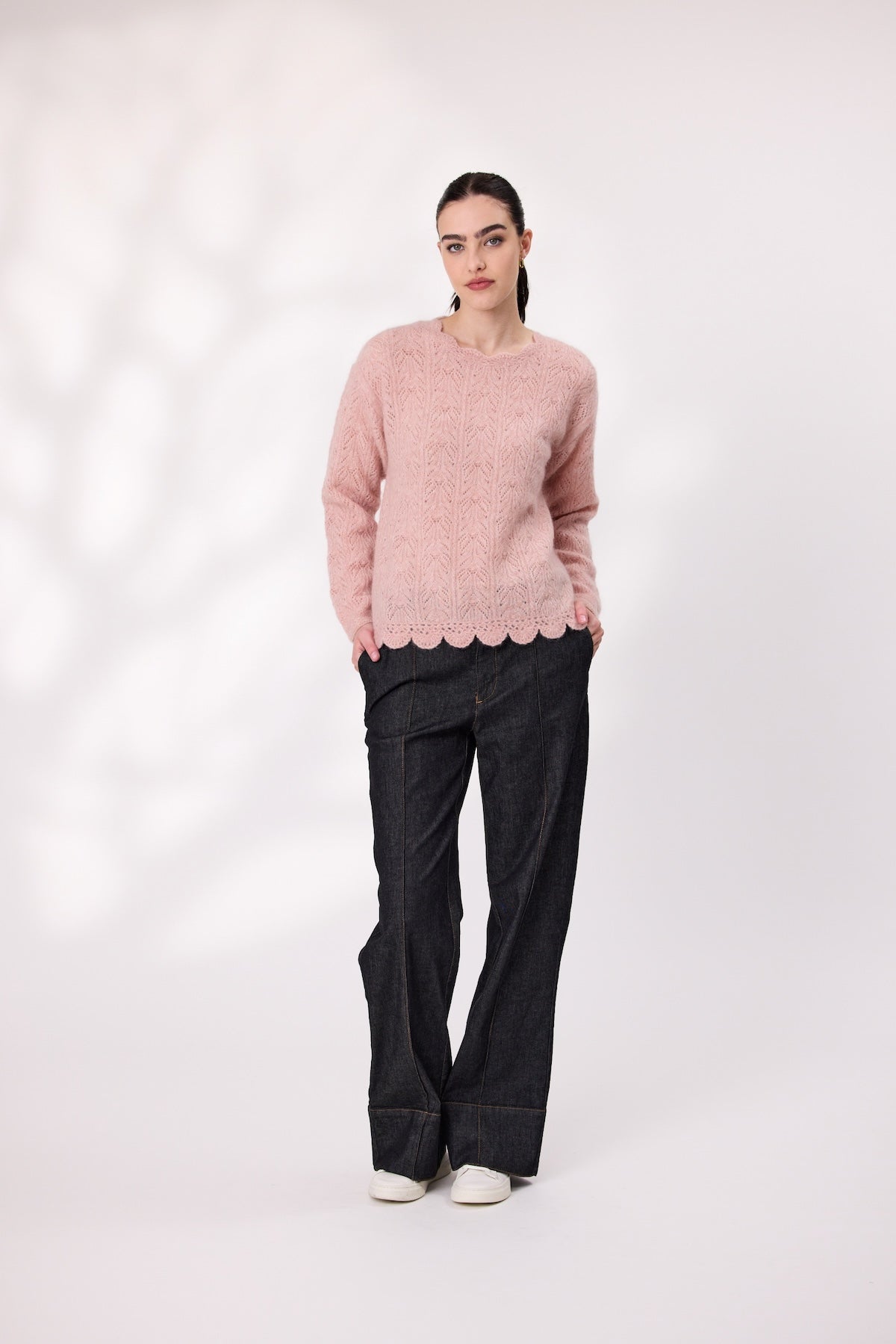 Design Nation Monroe Jumper - Blush Pink