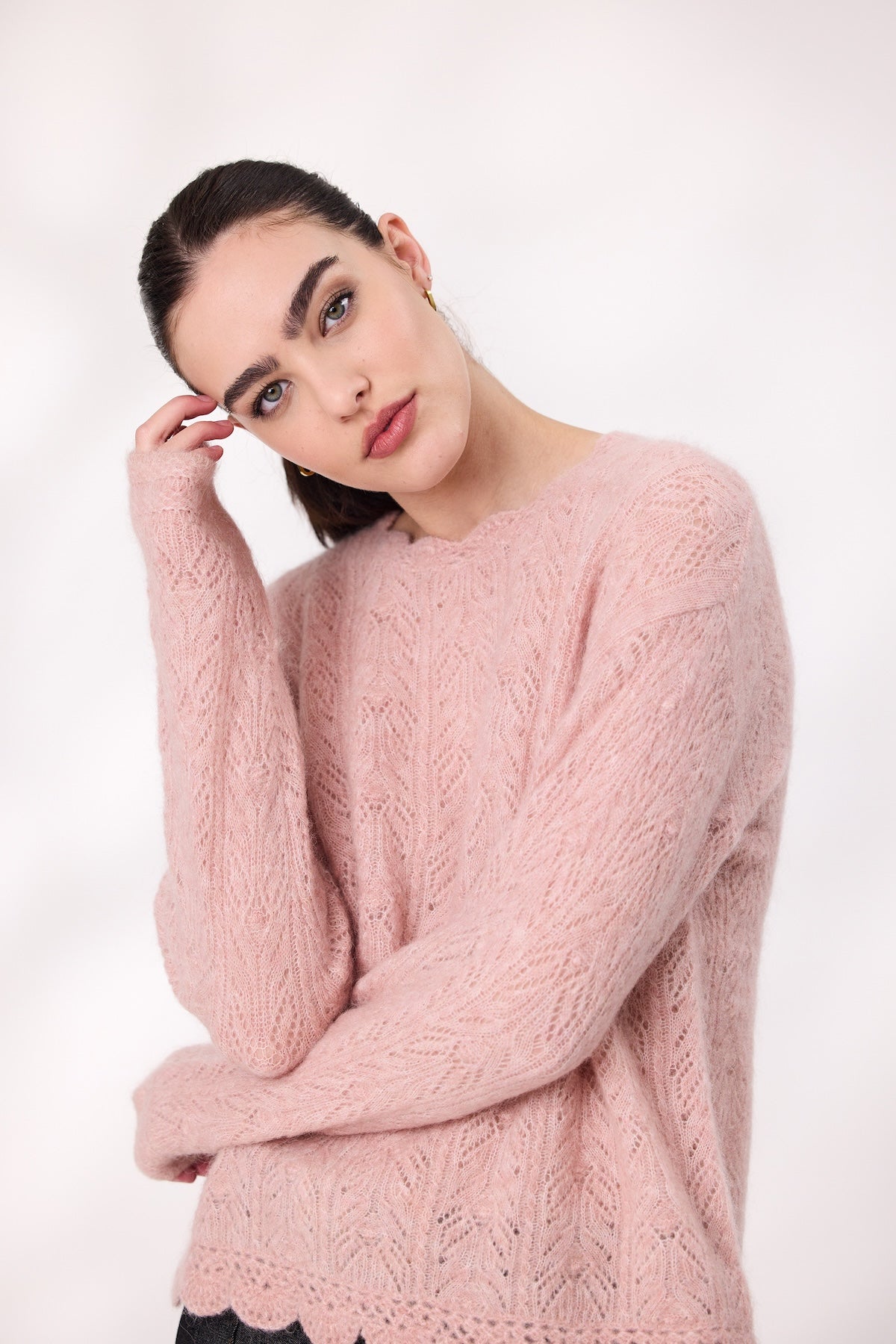 Design Nation Monroe Jumper - Blush Pink