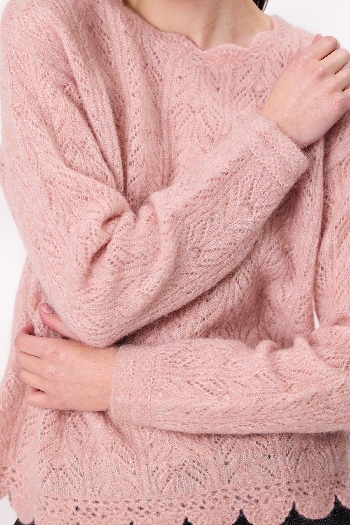 Design Nation Monroe Jumper - Blush Pink