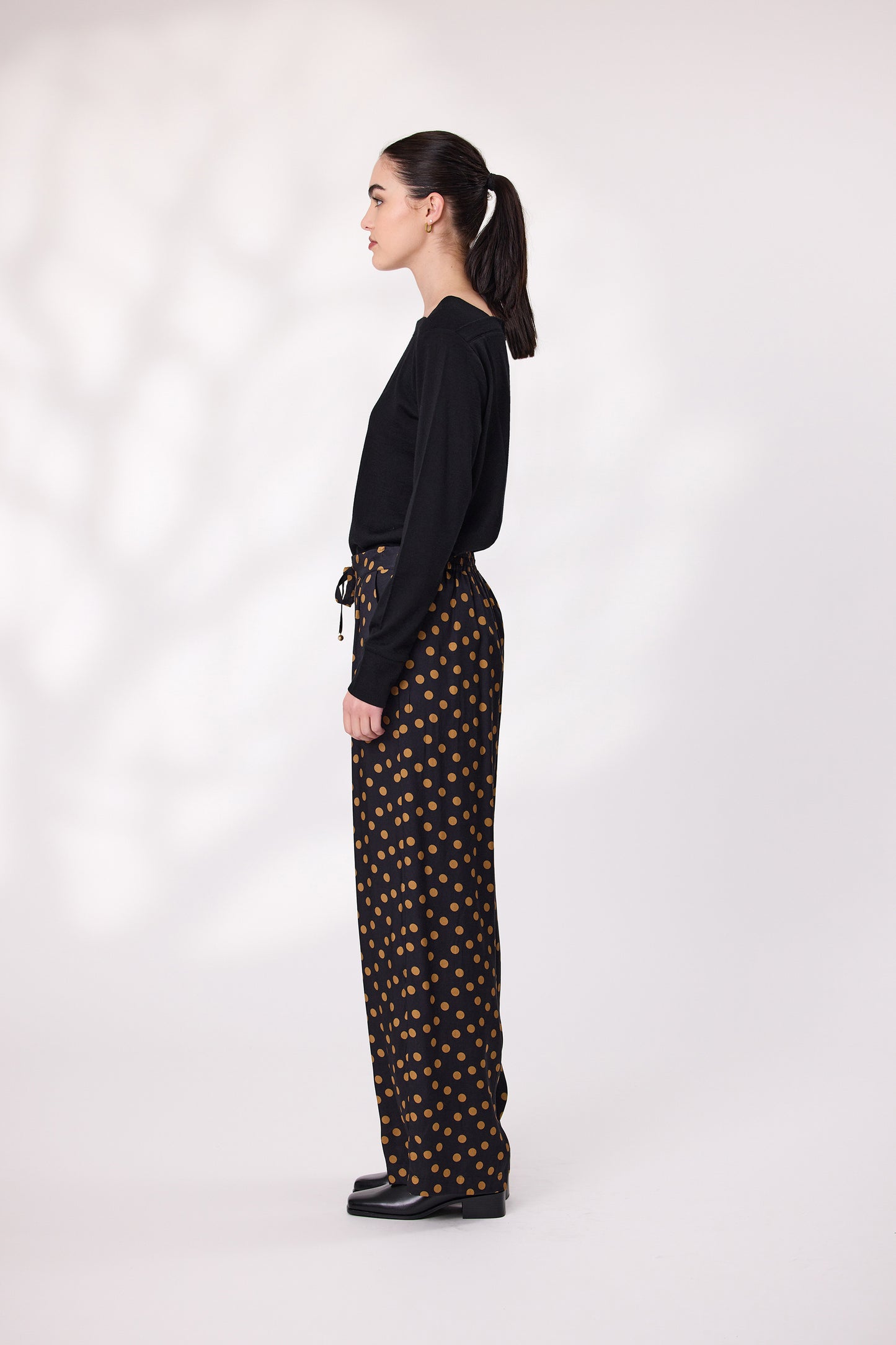 Design Nation Ophelia Pant - Black/Gold